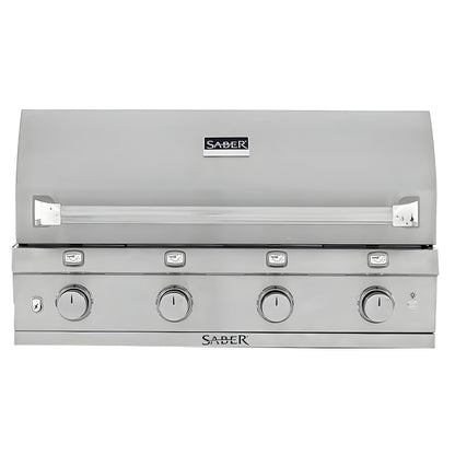 Saber Grills Stainless Series 4-Burner Built-In Grill (NG) - R67SB0317