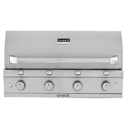 Saber Grills Stainless Series 4-Burner Built-In Grill (NG) - R67SB0317