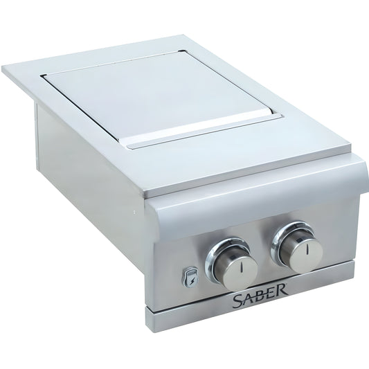 Saber Grills Elite Dual-Control Built-In Side Burner (NG) - K00SB5317