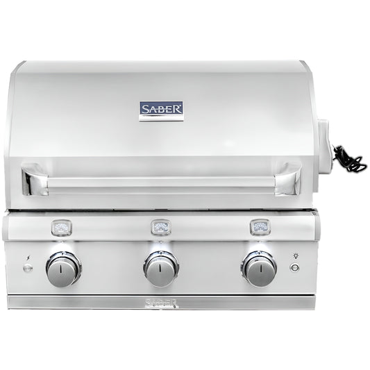 Saber Grills Elite 3-Burner Built-In Grill (NG) - R50SB1517