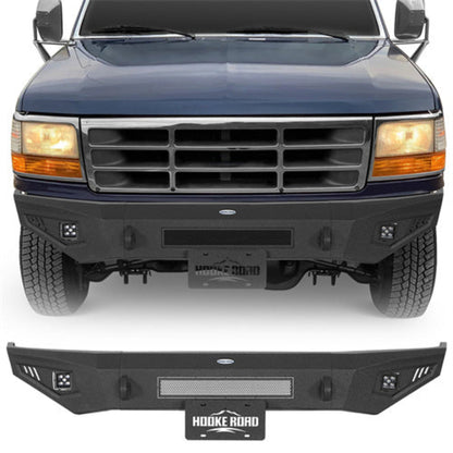1992-1996 Ford F-150 F-250 F-350 Bronco Front Bumper - Hooke Road - HE.8543