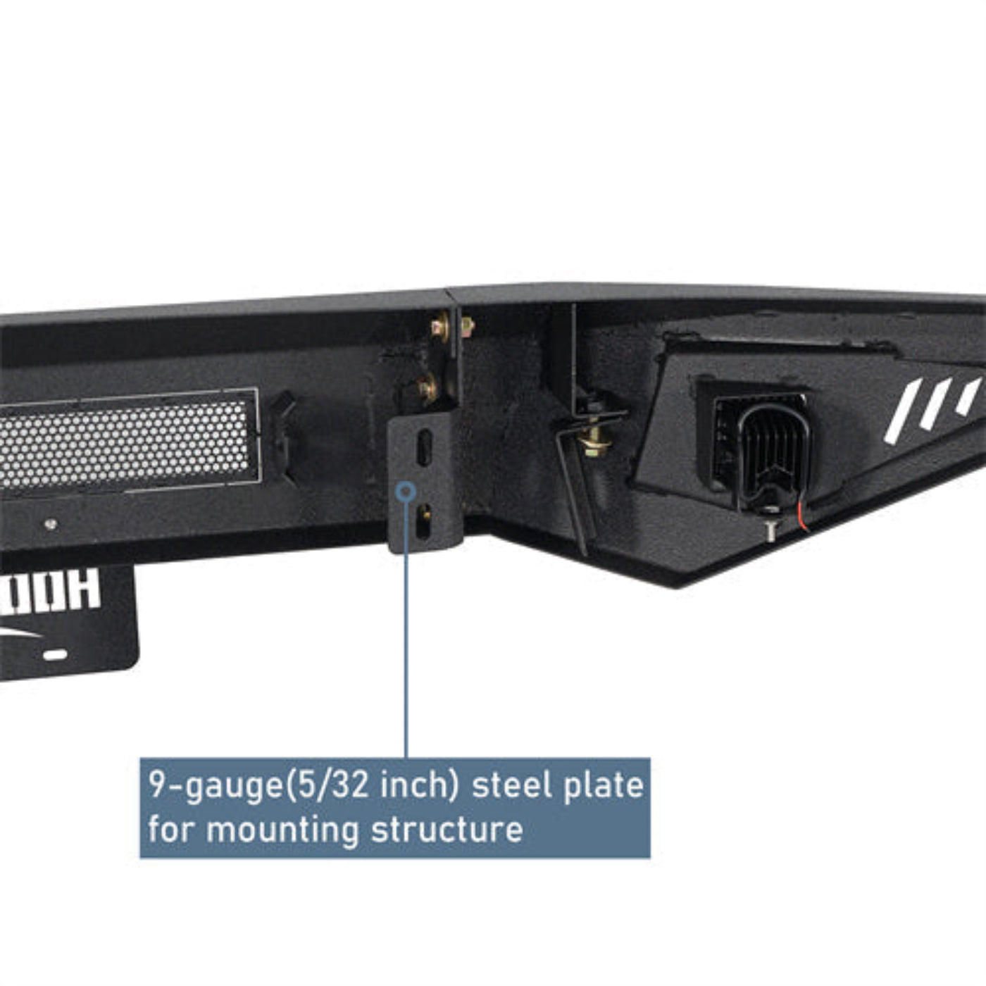 1992-1996 Ford F-150 F-250 F-350 Bronco Front Bumper - Hooke Road - HE.8543