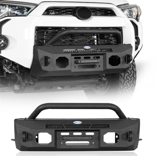 14-24 Toyota 4Runner Stubby Front Bumper (Excluding Limited & Nightshade) - Hooke Road - HE.9818-S